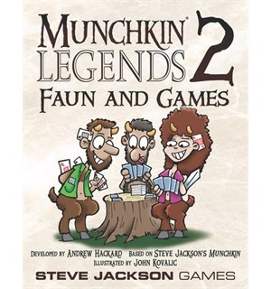 Munchkin Legends 2 Faun and Games Utvidelse til Munchkin Legends Kortspill 